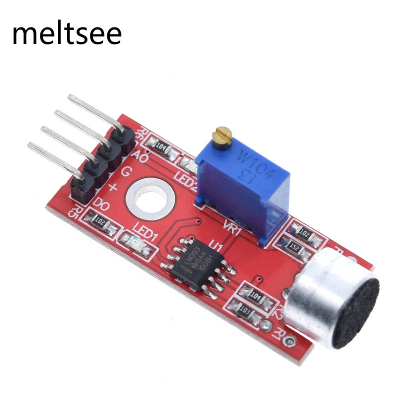 โมดูลเซ็นเซอร์ไมโครโฟน KY-037 สำหรับ Arduino AVR PIC Microphone Sensor Module KY-037