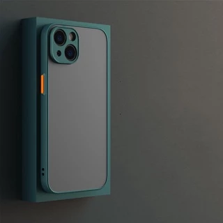เคสขอบสีหลังด้าน สำหรับ ไอโฟน IPHONE 17 16 11 12 13 Pro 13Promax 12Promax ขอบนิ่มหลังแข็ง เคสมือถือ เคสกันกล้อง 025