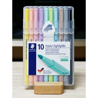 Set ปากกา สเต็ดเล่อร์ Staedtler Triplus Highlighter หัว 1-4mm Pastel &amp; Vintage