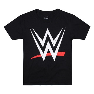 เสื้อยืด พิมพ์ลายโลโก้มวยปล้ํา WWE Logo - s สําหรับเด็กอายุ 5-14 ปี