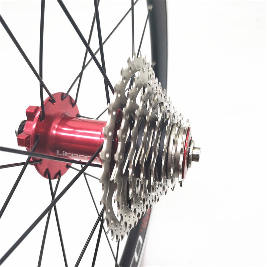 Litepro MTB จักรยานเสือภูเขาจักรยานพับมู่เล่ 8 ความเร็วจักรยาน Freewheel CASSETTE 11T 32T เกียร์เปลี่ยนเฟืองพร้อมฝาครอบ - รูปที่ 3