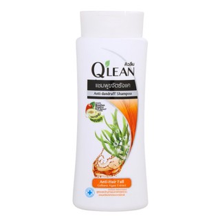 Qlean คิวลีน แชมพู ขจัดรังแค สูตรลดปัญหาผมขาดหลุดร่วง Galbana Algae(สีส้ม) 70-170 มล.