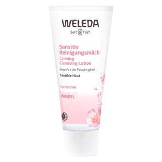 พร้อมส่ง ของแท้ Weleda Almond Calming Cleansing Lotion 75 ml