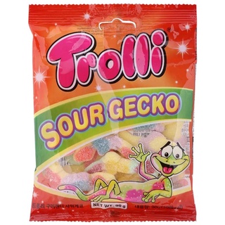 Trolli Sour Gecko เยลลี่ตุ๊กแก ขนาด 90 กรัม