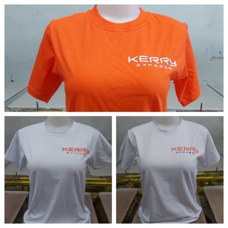 เสื้อkerry Express สกรีนหน้าเล็ก ผ้ายืดคอทตอน100% ตัด/เย็บ/สกรีนเอง/ขายเอง/ราคาถูก