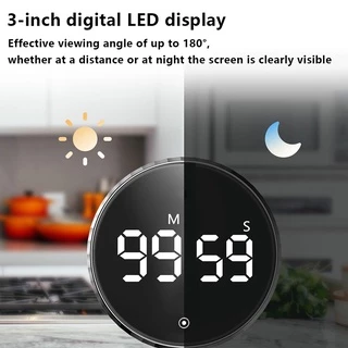 【KC】Digital Kitchen Timer นาฬิกาจับเวลาดิจิตอล Led นาฬิกาจับเวลาทำอาหาร เสียงดังฟังชัด