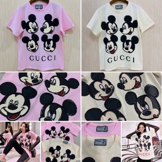 เสื้อยืด คอกลม ลายMickey Mouse