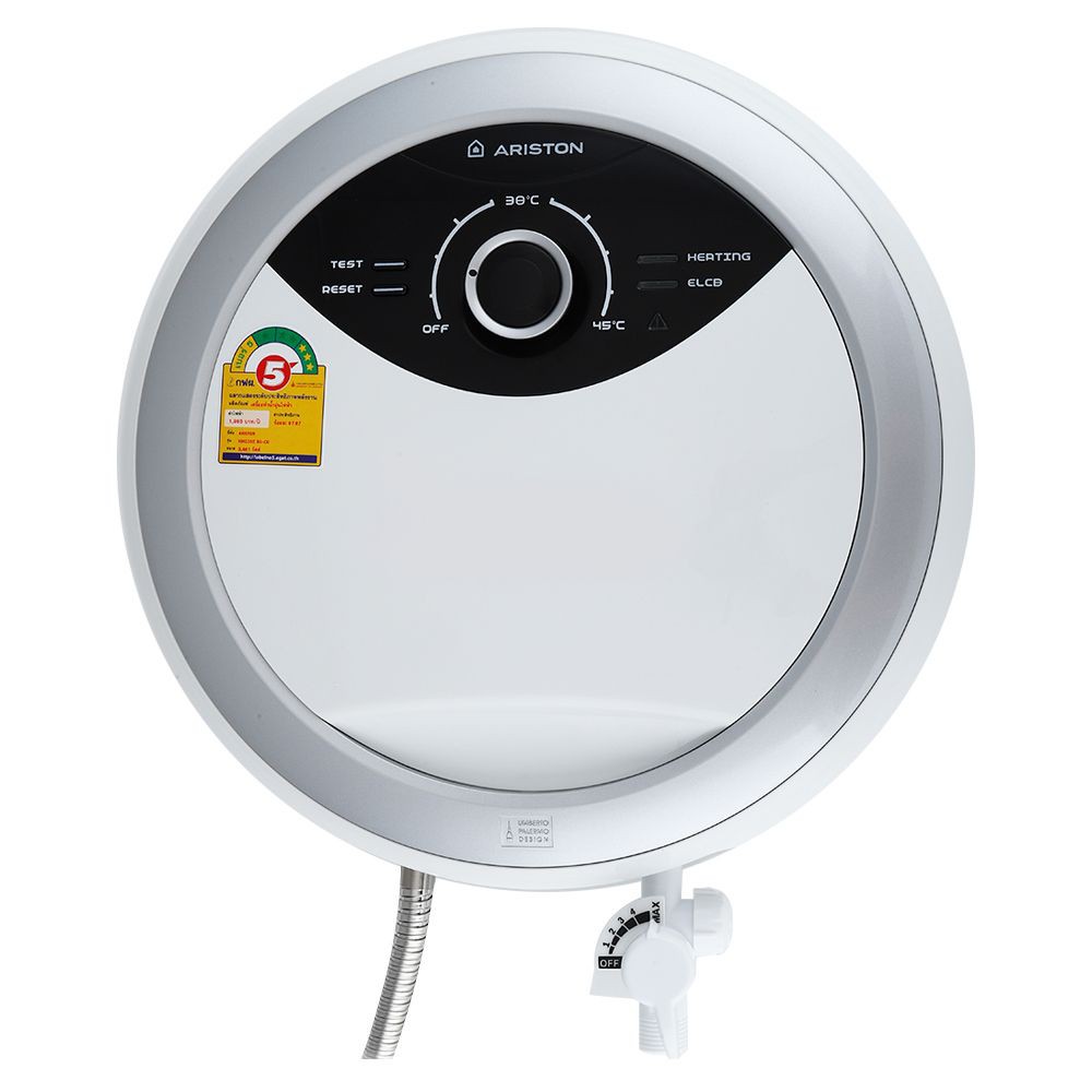 Water heater SHOWER WATER HEATER ARISTON SMART ROUND 4.5KW Hot water heaters Water supply system เครื่องทำน้ำอุ่น เครื่อ