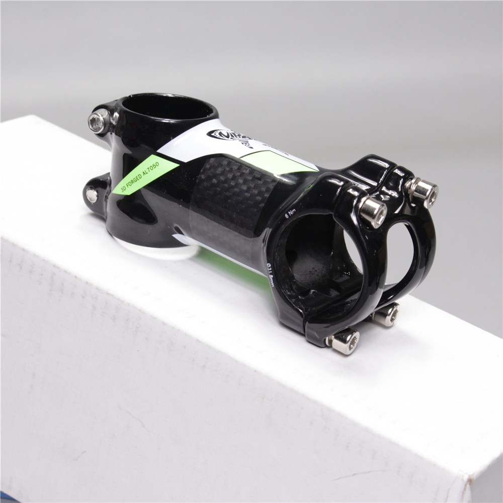 white road bike stem