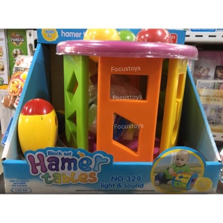 บล็อกหยอด ฆ้อนทุบ block set hamer tables