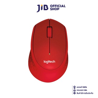 LOGITECH MOUSE (เมาส์ไร้สาย)  M331 WIRELESS SILENT PLUS (RED)