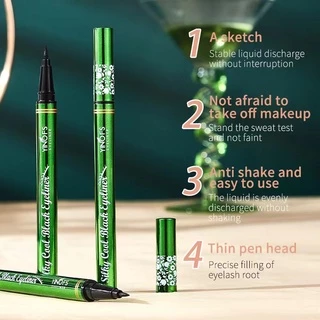 YINOFS (พร้อมส่ง) อายไลเนอร์ หัวเมจิ ขวดสีเขียว หัวแปรงเล็ก กันน้ำ กันเหงื่อกรีดง่ายติดทนนานNO.2699
