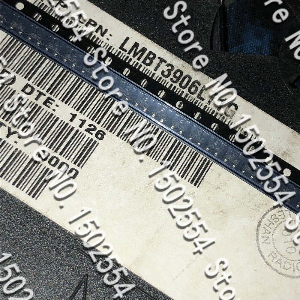 100 ชิ้น/ล็อต MMBT3906 2A 3906 MMBT3906LT1G 2N3906 200mA 40V SOT-23 PNP SMD ทรานซิสเตอร์ Triod ใหม่แ