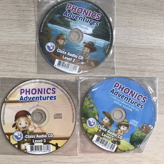 ซีดีคู่มือ Phonics Adventure level 1-3