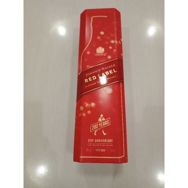 🌟❗กล่องเหล็ก Johnnie walker blend 285 ของแท้❗กล่องเหล็กใส่เหล้า ของสะสม กล่องสะสม 🌟  กล่อง