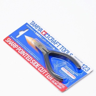 TAMIYA  คืมเทพ123 74123 SHARP POINTED SIDE CUTTER SLIM JAW NIPPER คีมตัดโมเดล กันดั้ม