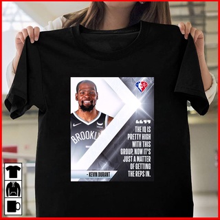 เสื้อยืดลําลอง แขนสั้น พิมพ์ลาย Kevin Durant The Nba75 แฟชั่นฤดูร้อน สไตล์ฮาราจูกุ 2022 -2022 2022S-5XL