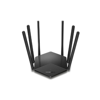 Mercusys MR50G AC1900 Wireless Router (ไม่รองรับการใส่ซิม) เราเตอร์เทพกับ 6 เสาสัญญาณประสิทธิภาพสูง เชื่อมต่อเสถียรกับเทคโนยี Beamforming