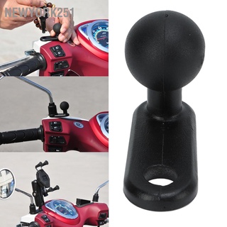 Newyork251 Ball Head Bracket 1in Diameter 10mm Mount Hole Multifunctional L Shaped for Bicycles Motorcycles Mountain Bikes