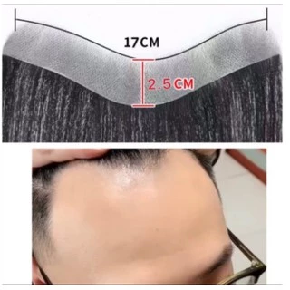 Toupee วิกผมสั้น 100% สไตล์ V สไตล์ I Style M สําหรับผู้ชาย 6"