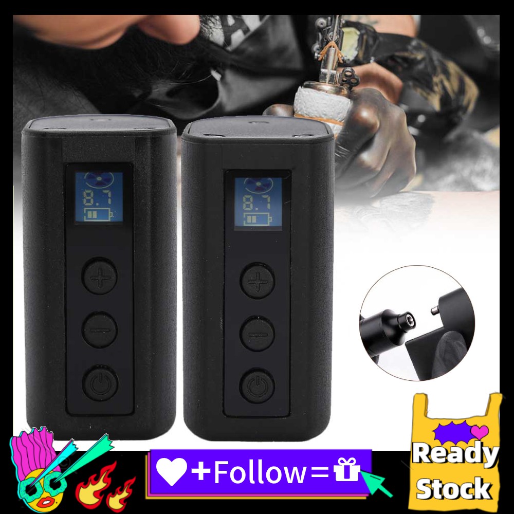 Icegg พลังงานมัลติฟังก์ชั่นไร้สายหน้าจอ Lcd ในเครื่องสักใช้แบตเตอรี่ Rca / Dc