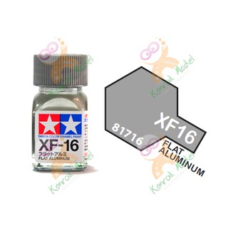 สีสูตรน้ำมัน Tamiya Enamel XF16 Flat Aluminum 10ml