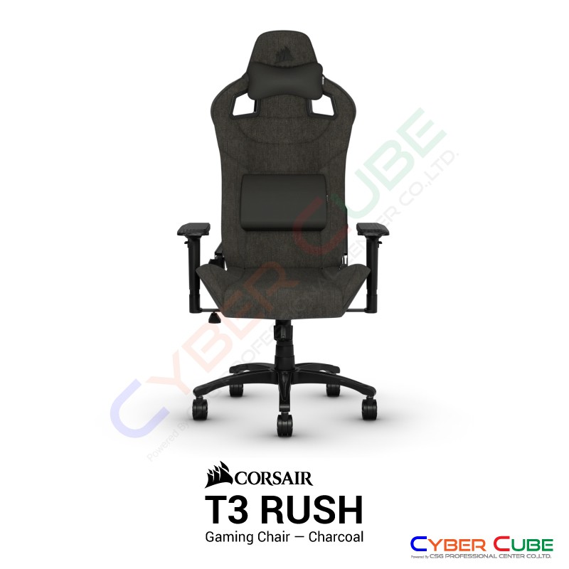 Corsair T3 RUSH Gaming Chair - Charcoal เก้าอี้เกมส์มิ่ง