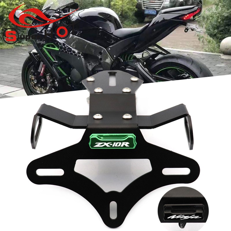 สําหรับ Kawasaki ZX10R ZX 10R 2016 2017 2018 2019 2020 อุปกรณ์เสริมรถจักรยานยนต์กรอบหาง Tidy Fender Eliminator วงเล็บผู้ถือป้ายทะเบียน