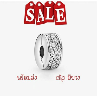 Pandora  silver  clip ** คลิปเพชร