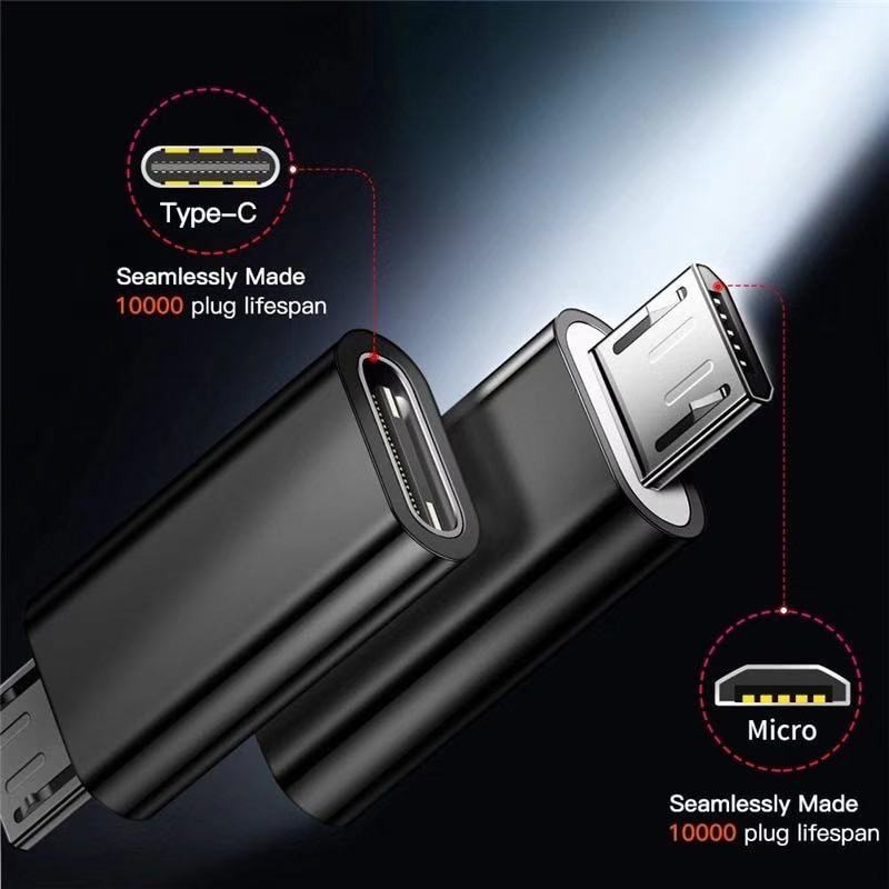 HUAWEI อะแดปเตอร์ Usb Type C ( Female ) To Micro Usb ( ชาย ) สําหรับพาวเวอร์แบงก์ดิจิตอล Samsung J6 / J5 / J4 / J3 / S7 / S7 Edge / S6 Y7 / Y6 / P