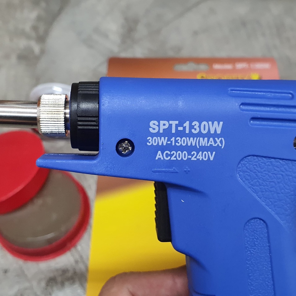 ☊ ┋หัวแร้งบัดกรี รุ่น SPT130W แถม น้ำยาประสาน+ตะกั่ว SPORTTY SOLDERING IRON GUN หัวแร้งไฟฟ้า
