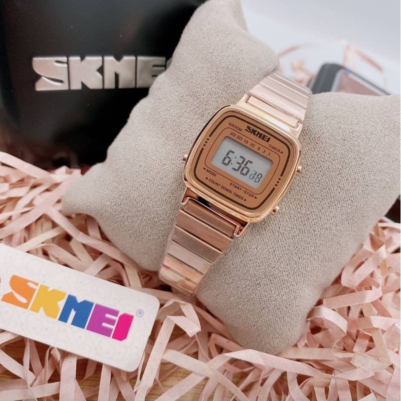 Skmei watch (เอสเคมี่) รุ่น1252 📌เลื่อนจิ๋ว 🇹🇭ส่งจากไทย รับประกัน 1ปี สินค้าพร้อมกล่องแบรนด์แท้