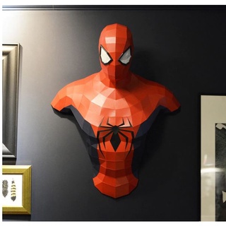 พร้อมส่ง💥 DIY paper spiderman. 3D paper spiderman model. 3D paper puzzle spiderman.