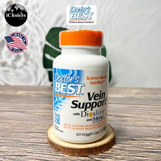 [Doctors Best] Vein Support with Dios Vein and VitaminK2 MenaQ7, 60 Veggie Caps วิตามินเค2 และสารสกัดจากส้มธรรมชาติ