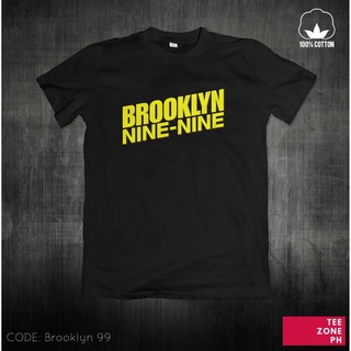 Lint9 [พร้อมส่ง] เสื้อยืดผ้าฝ้าย 100% พิมพ์ลาย Brooklyn 99 Nine Nine Tv Shows Wear Brooklyn โอเวอร์ไซซ์ โอเวอร์ไซซ์ ของข