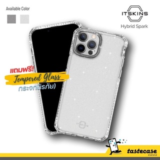 Itskins Hybrid Spark เคสสำหรับ iPhone 13 Pro Max, iPhone 13 Pro และ iPhone 13 แถมฟรี กระจกนิรภัย