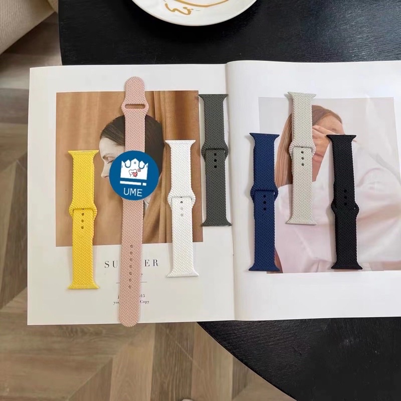 สายนาฬิกา ลาย premium สําหรับวอช for smart watch series11 10 9 8 7 6 SE 5 4 3 2 สายนาฬิกา smart watch พร้อมส่ง