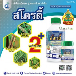 เพิ่มรวงยาว สโตรดี้ 500 ml (azoxystrobin X difenoconazole)(อะซอกซีสโตรบิน+ไดฟีโนโคนาโซล)โรคกาบใบแห้ง, โรคกาบใบเน่า, โรคใ