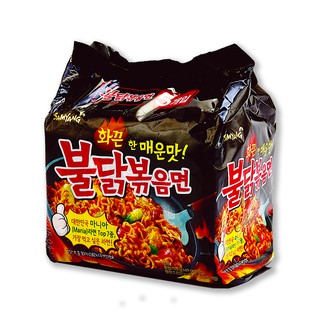 ซัมยัง ราเม็งแห้ง รสไก่เผ็ด 140 กรัม Samyang dry ramen, spicy chicken flavor 140 grams