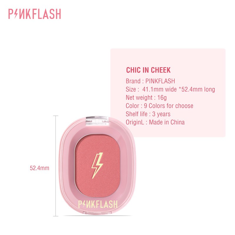Focallure PinkFlash บลัชออน โทนสีธรรมชาติ 9 สี #7