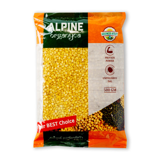 !!  สินค้าขายดี  !! อัลไพน์ ถั่วเหลือง 500 กรัม Alpine Yellow Moong Dal 500 g