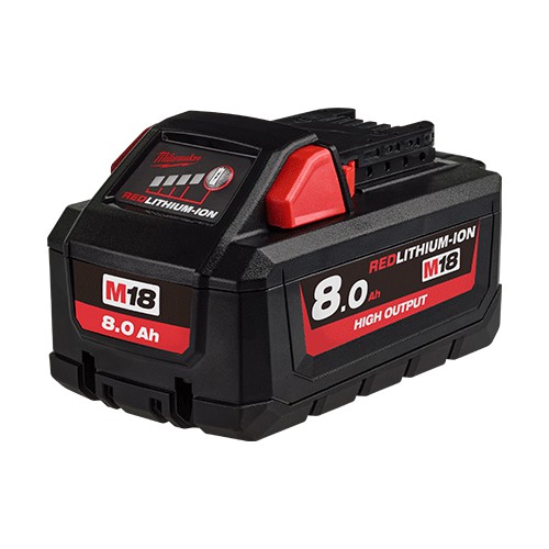 Milwaukee แบตเตอรี่ M18™ HIGH OUTPUT™ 8.0Ah รุ่น M18 HB8