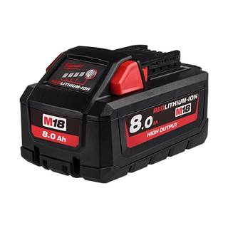 Milwaukee แบตเตอรี่ M18™ HIGH OUTPUT™ 8.0Ah รุ่น M18 HB8