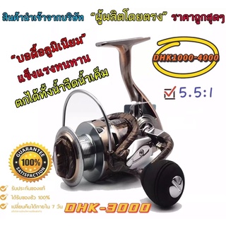 RXC รอกตกปลา ที่แรกในไทยด้วยเสียง 2 ระบบ รอกสปิน DHK มี 4 เบอร์ 1000 /2000 /3000 /4000พิเศษสุดโครงสร้างอลูมิเนียม