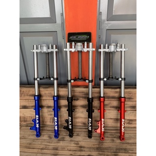 TABUNG AS SHOCK SOK DEPAN KOMPLIT plus T RX KING NEW RXK model kyb merah hitam biru