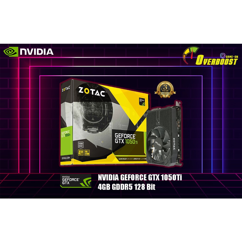 ZOTAC GeForce® GTX 1050 Ti Mini (ZT-P10510A-10L)