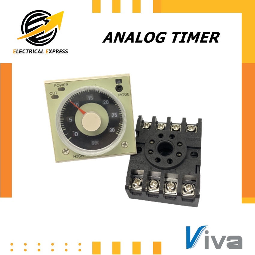 VIVA VT200 รีเลย์ตั้งเวลา หน่วงเวลา 1.2วินาที - 300ชั่วโมง