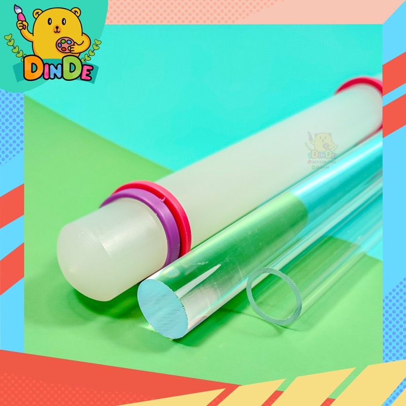 [พร้อมส่ง] ไม้นวดดินคลึงดิน ไม้นวดแป้ง ไม้คลึงฟองดองท์fondant rolling pin อุปกรณ์ปั้น เครื่องมือปั้น