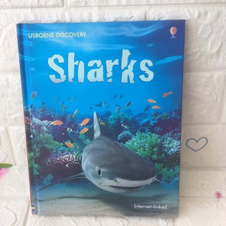 USBORNE DISCOVERY Sharks  ปกแข็ง -bd4