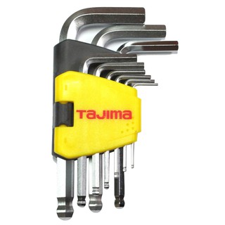 ชุดกุญแจหกเหลี่ยมหัวบอล สั้น ทาจิม่า NS-B9 Short Ball Head Hex Key Set Tajima NS-B9